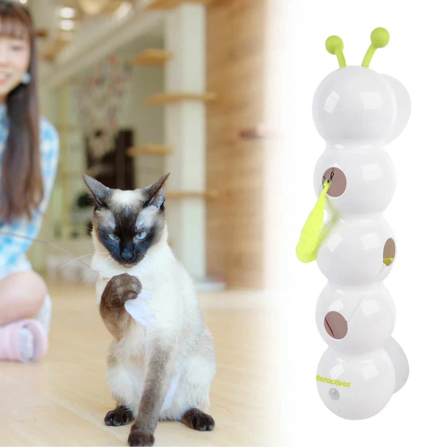 WhiskerWand Smart Teasing Cat Toy